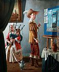 Michael Cheval Air of Inspiration painting